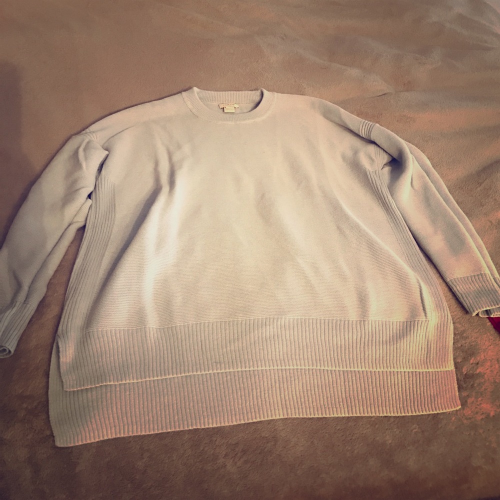Light blue cotton sweater