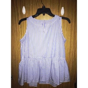 Peplum top - size S