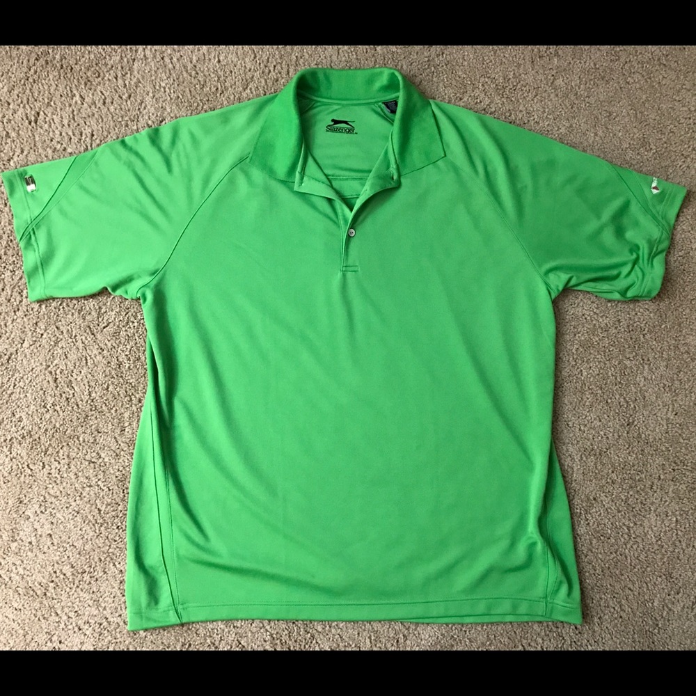 Green Slazenger Golf Polo