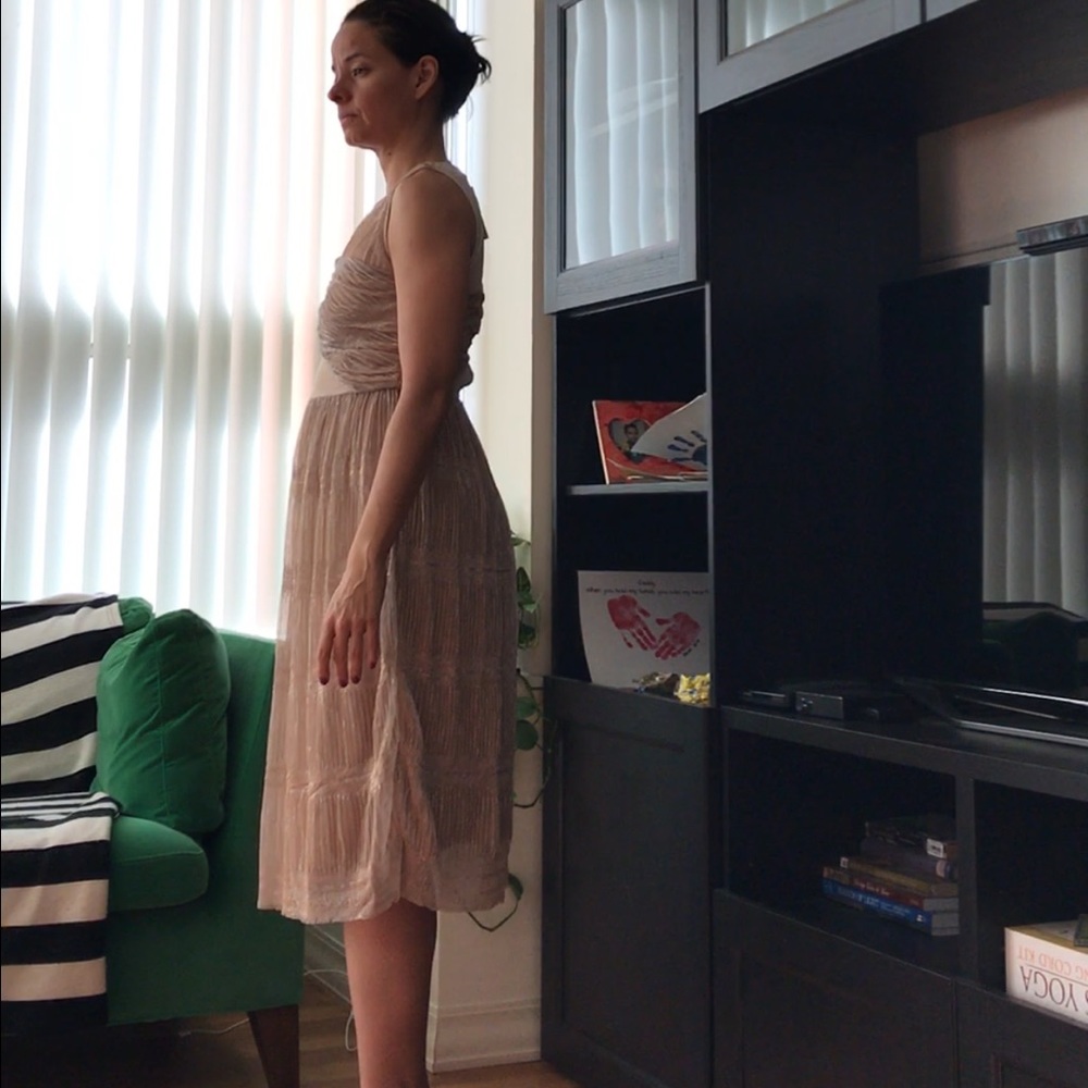River Island Rose Gold Cocktail Dress - Firm Price - Picture 2 of 8