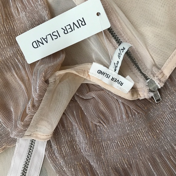 River Island Rose Gold Cocktail Dress - Firm Price - Picture 7 of 8