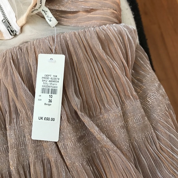 River Island Rose Gold Cocktail Dress - Firm Price - Picture 8 of 8