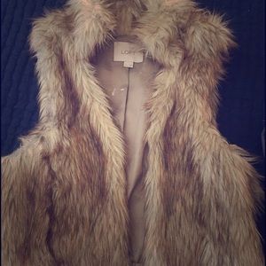 LOFT fur vest