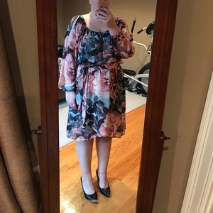 Jennifer Lopez floral dress