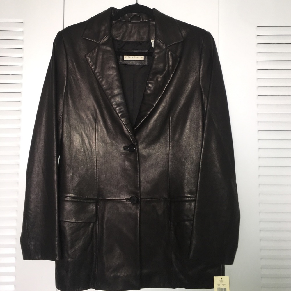 Lord and Taylor  leather jacket