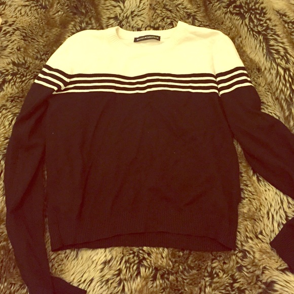 Brandy cropped striped sweater - Picture 1 of 2