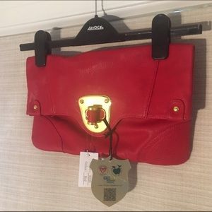 Red clutch pocketbook