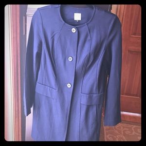 Cabi 2016 Spring Lido Ponte Navy Jacket Size Small