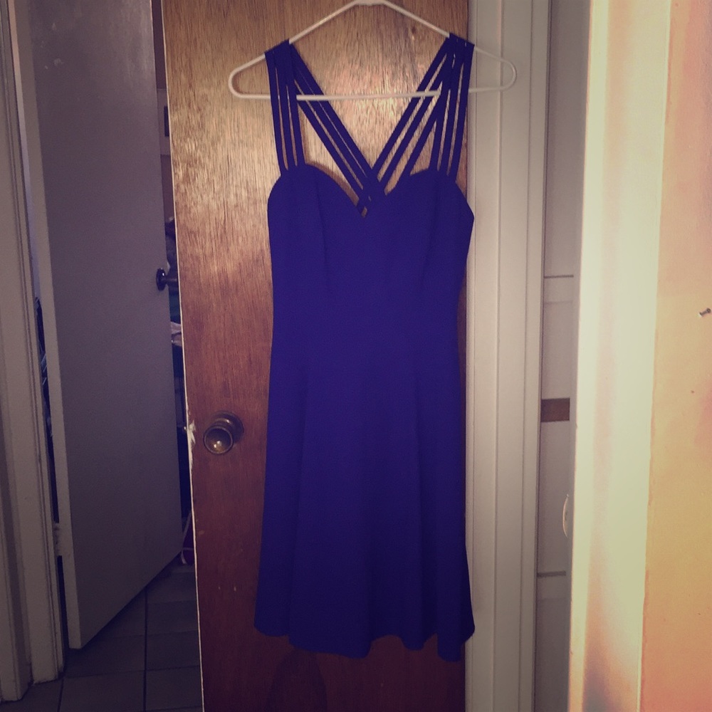 Kathryn Conover periwinkle dress
