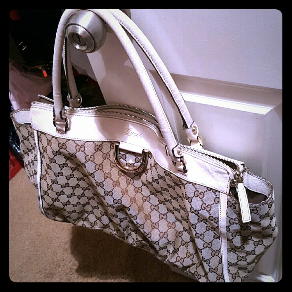 Authentic Gucci Large December D ring bag