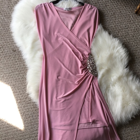 Jasmine Dresses & Skirts - Powder Pink Jasmine Train Dress Size Large - NWOT