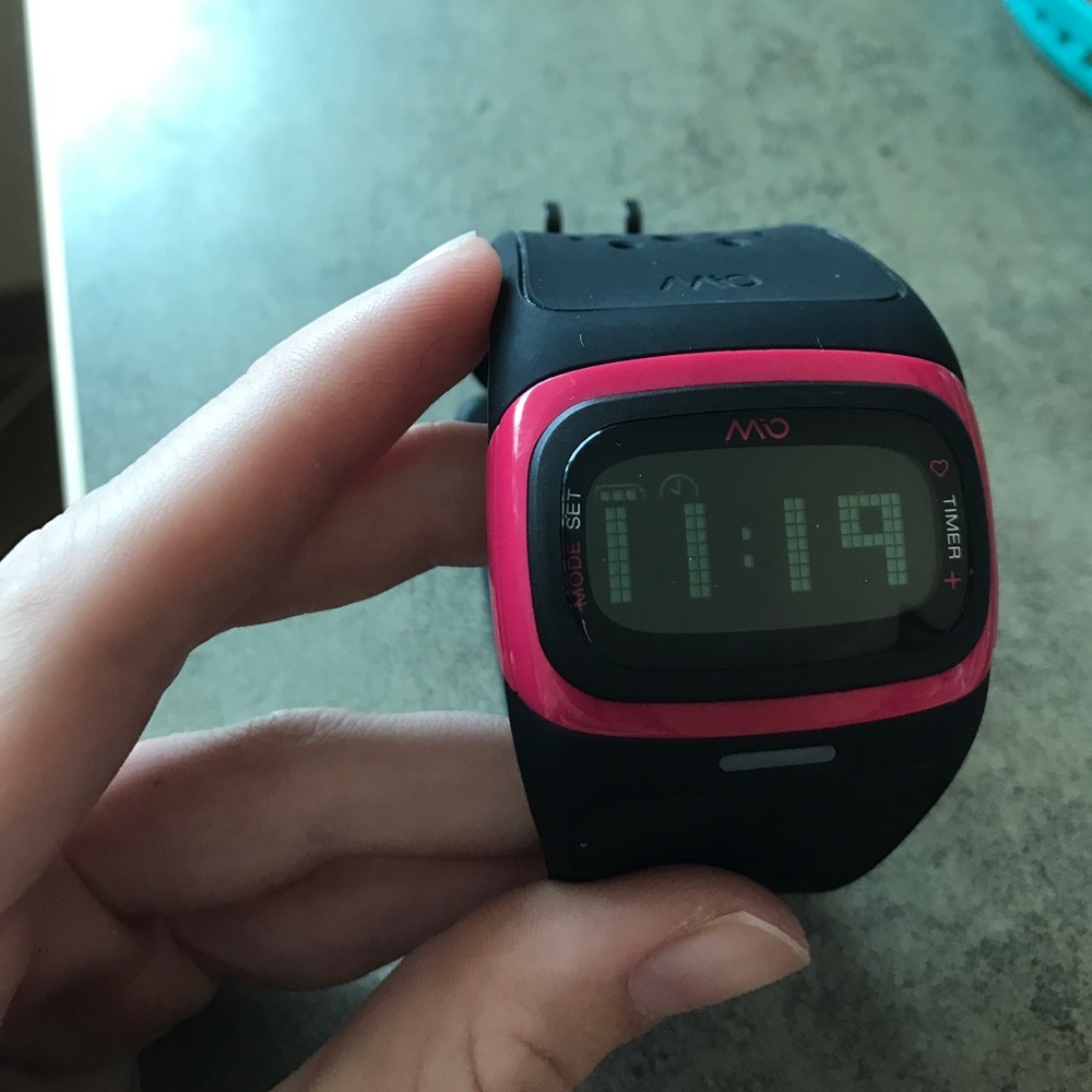 Mio alpha 2 heart rate monitor/ stop watch