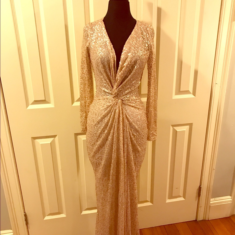 Gold sequin dress from - hotmiamistyles