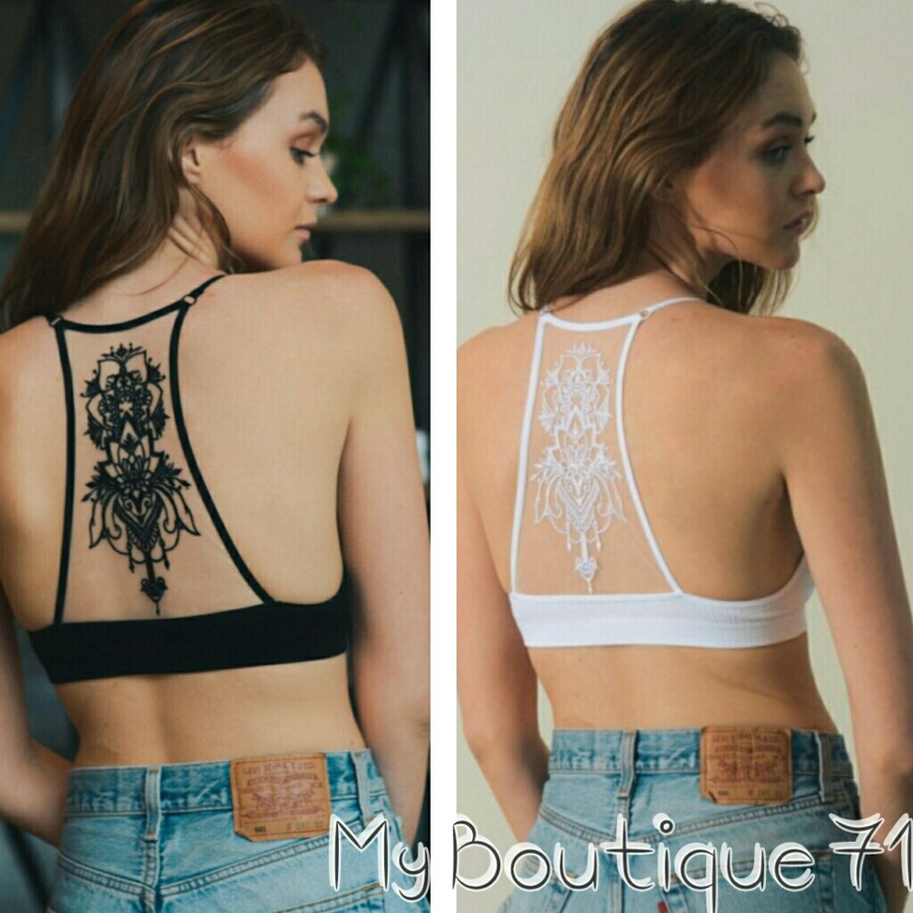 HPTattoo Racerback Bralette - Picture 1 of 7