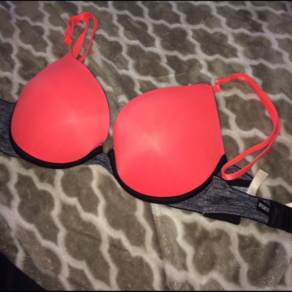Pink bra