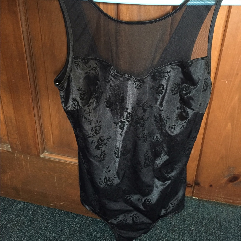Black fancy bathing suit