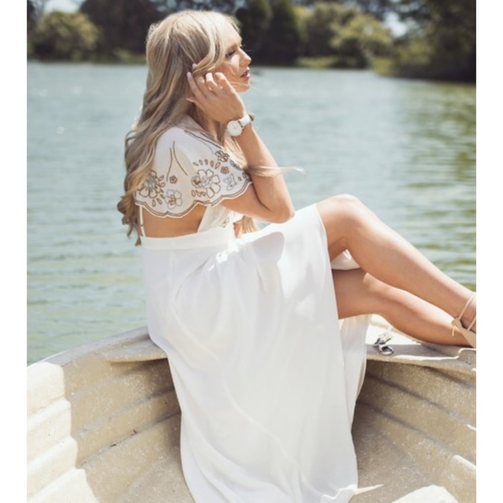 Artemis hand beaded dress