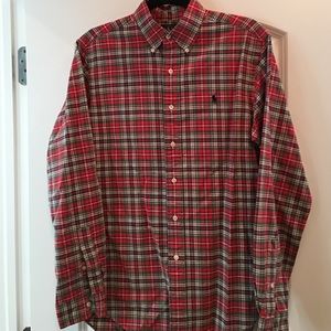 Ralph Lauren plaid button down.