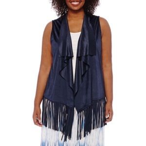 Ana Suede Fringe Vest