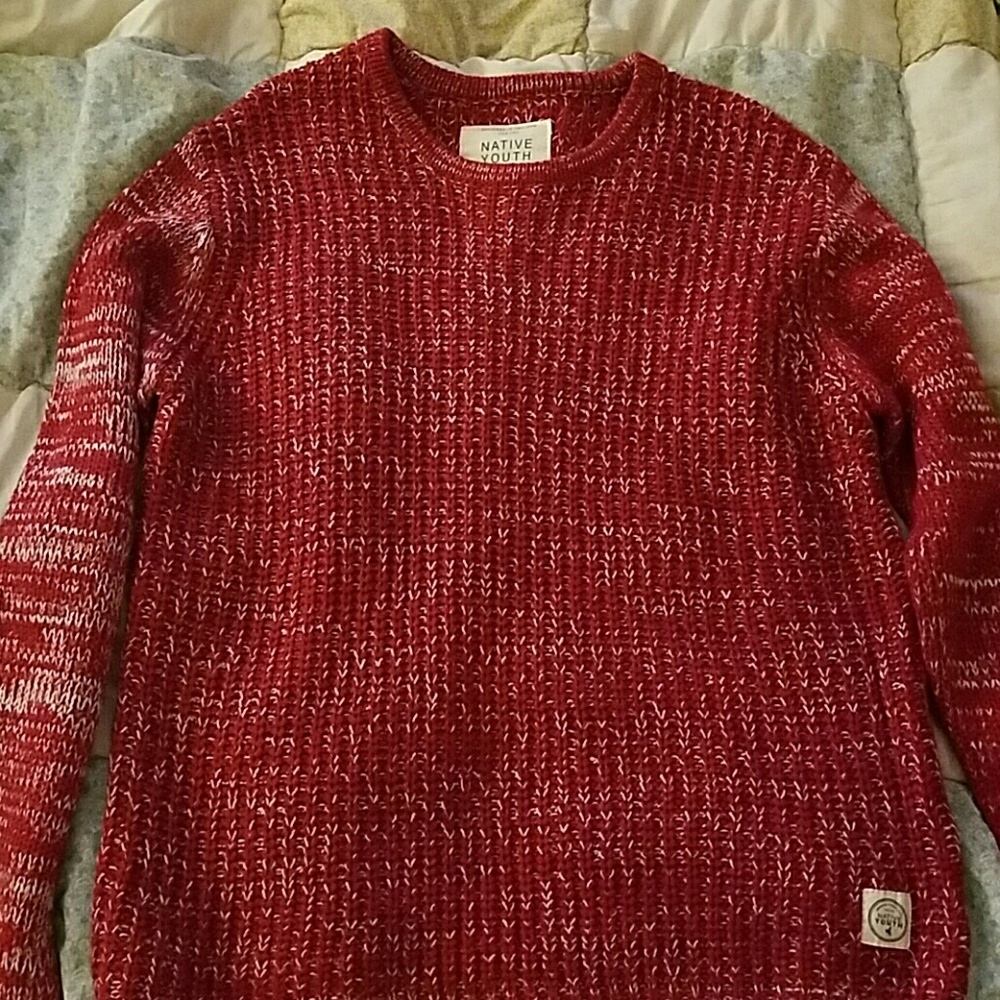 red sweater for men