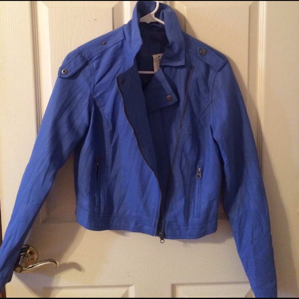 blue jacket