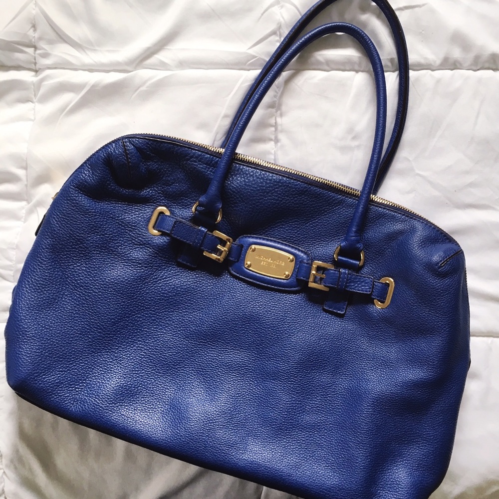 Blue Michael Kors Purse