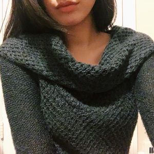 COWL NECK SWEATER