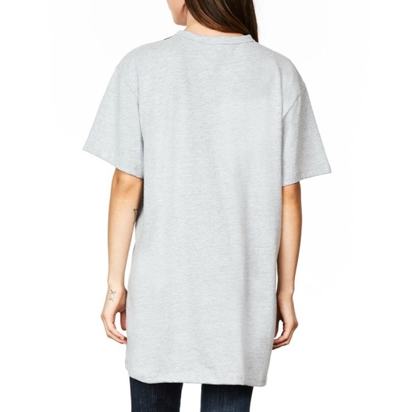 LF LACE UP BOYFRIEND TEE WITH COLLAR - Picture 3 of 4