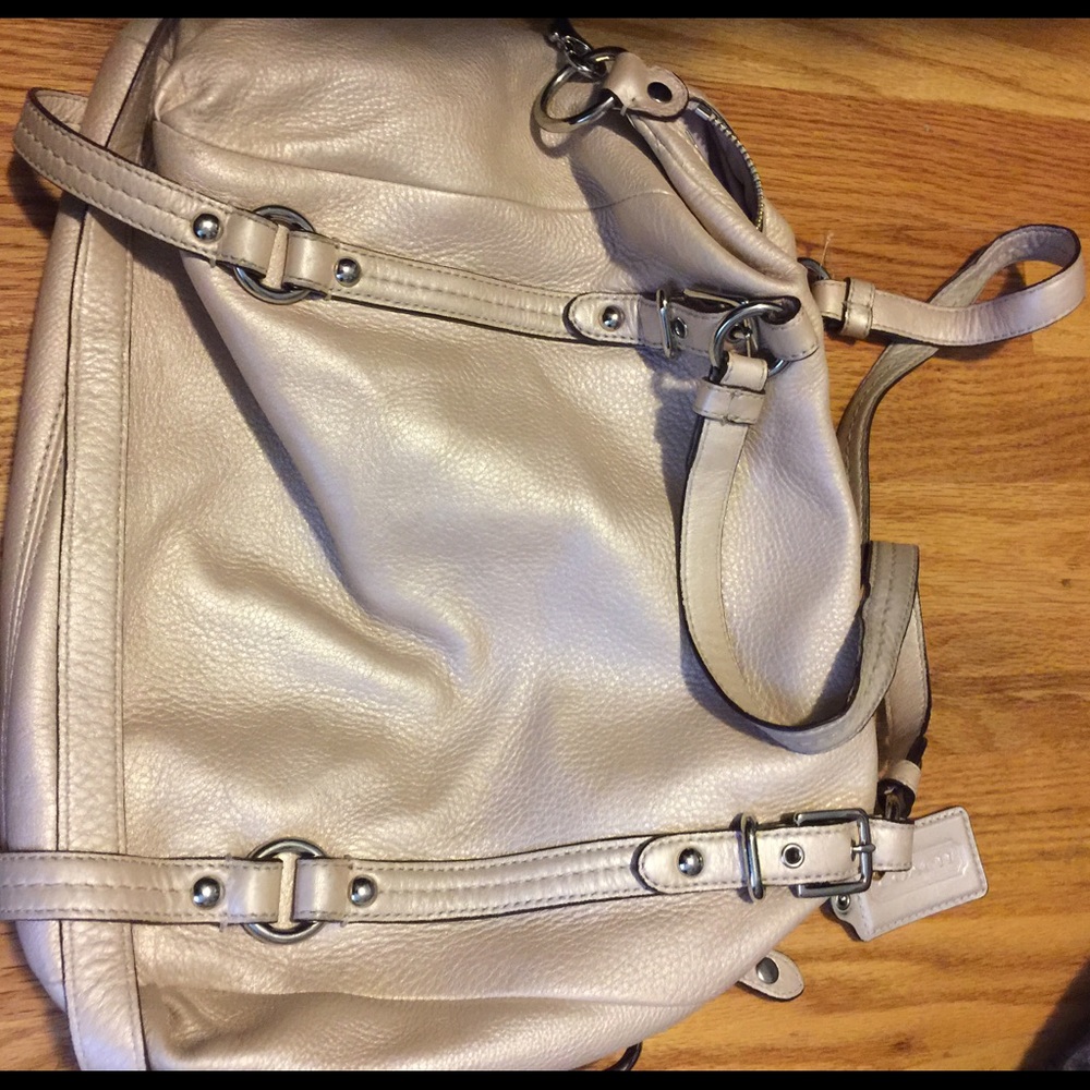 Blush Pink Coach Handbag