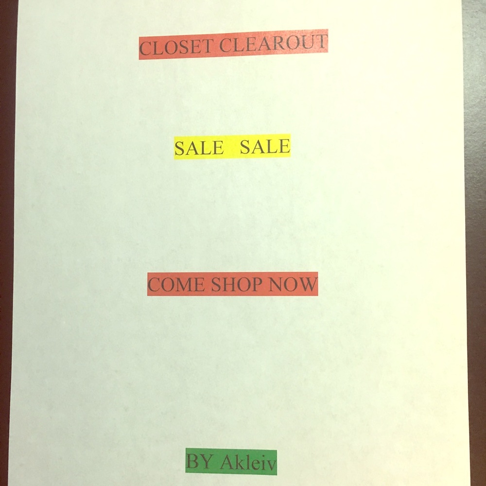 Sale Sale Sale