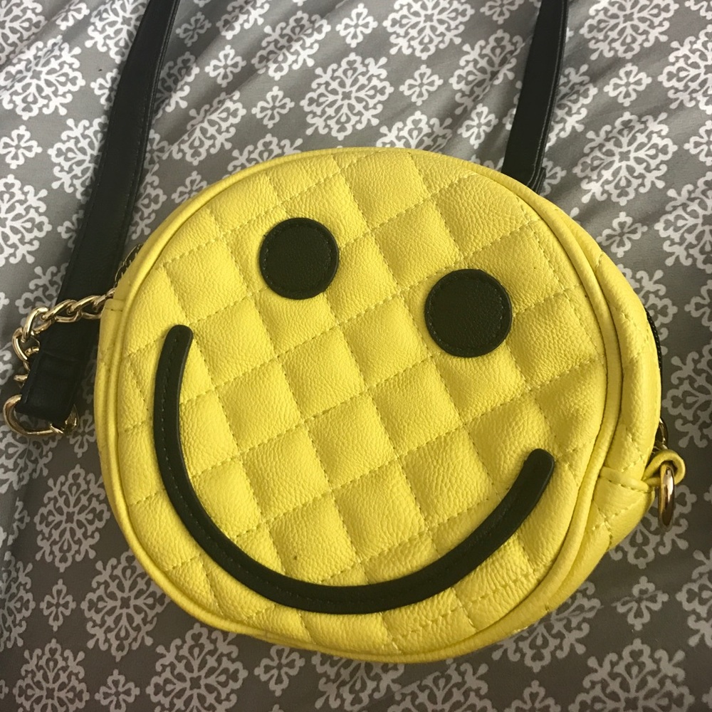 Betsey johnson smiley face bag