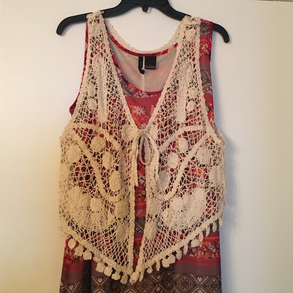 Cute floral maxi dress