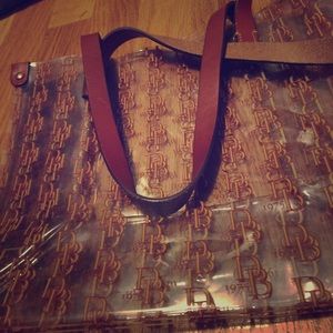 Clear Dooney & Burke Tote