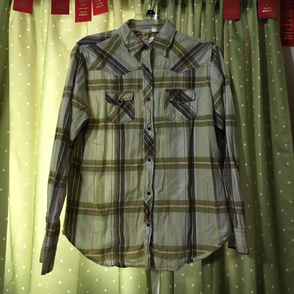 Cumberland Outfitters horse show rodeo shirt