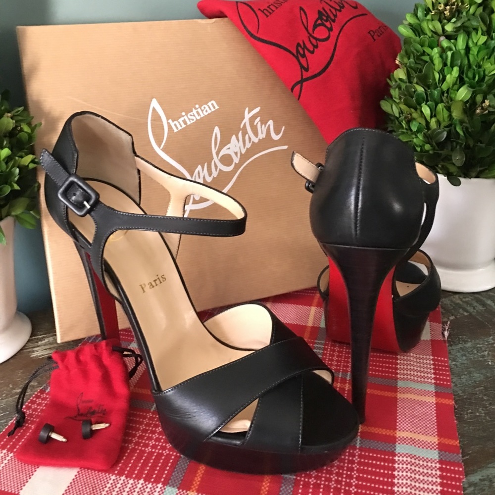 Christian Louboutin Black Sporting heels size 11B