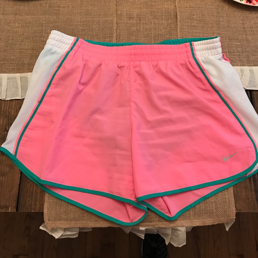 Nike Shorts Size M Pink & Green