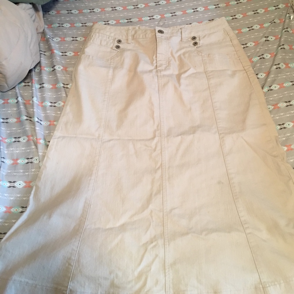 Khaki skirt