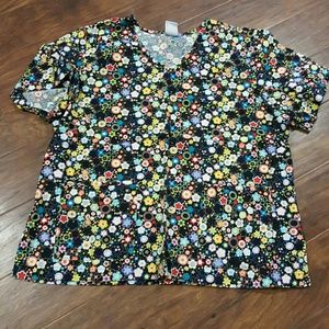 Womens xl Barco juniors scrub top