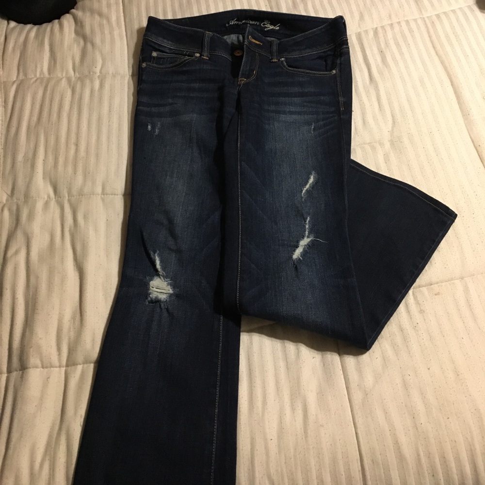 Women's Dark Denim Stretch Jeans