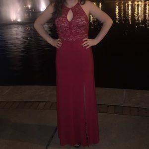 Red prom dress