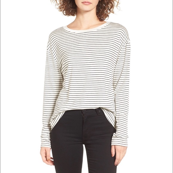 7 For All Mankind Tops - 7 for All Mankind Stripe Tee