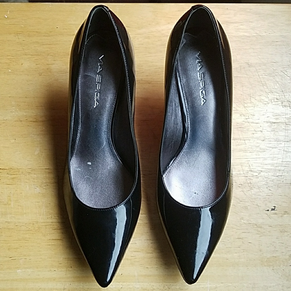 Via Spiga pantent leather