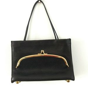 Rare Bonnie Cashin mini kiss lock tote