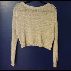 NEVER WORN sweater crop top