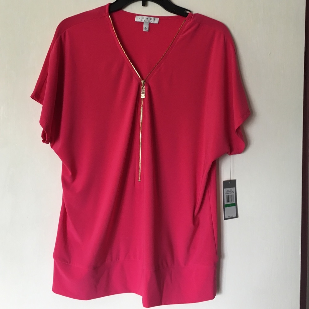 Sexy hot pink blouse