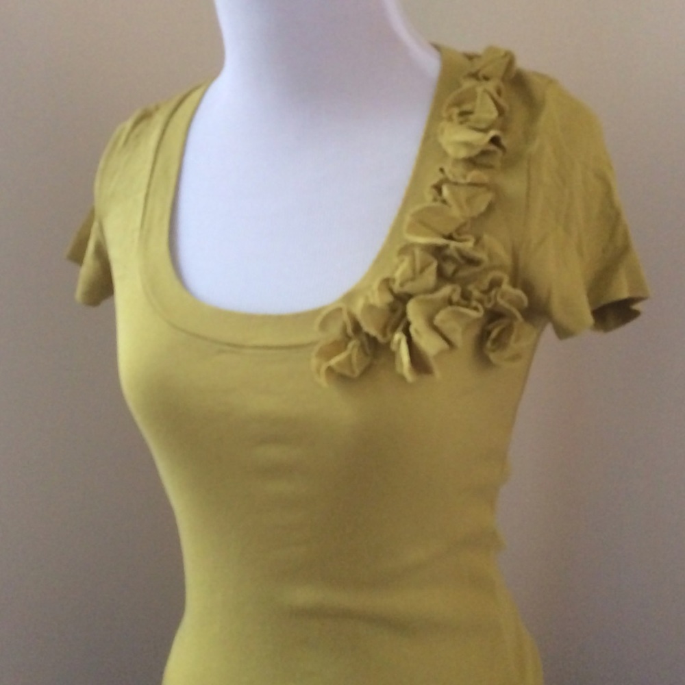 J. Crew T-Shirt with Flower Detail