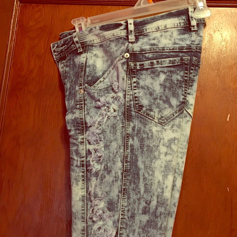 Redfox Premium High - Waisted Jeans  Distressed