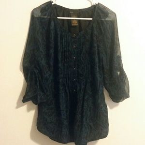 Navy blue blouse