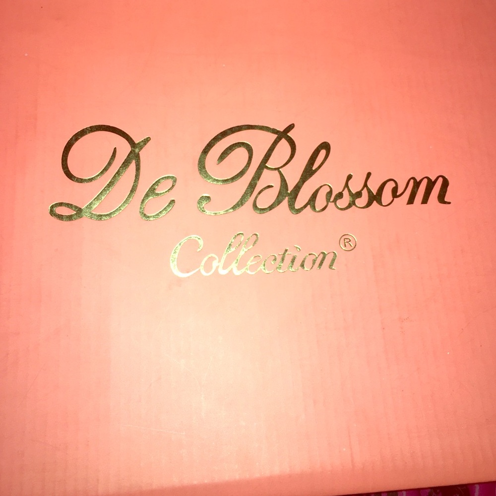 De Blossom Sparkly Silver Stiletto