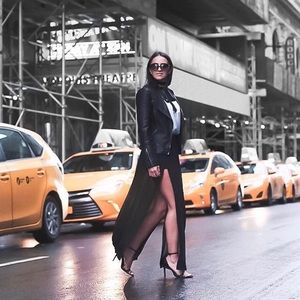 Nasty Gal Accessories - Woman's Black Neck Scarf Nasty Gal Accessories - Woman's Black Neck Scarf
